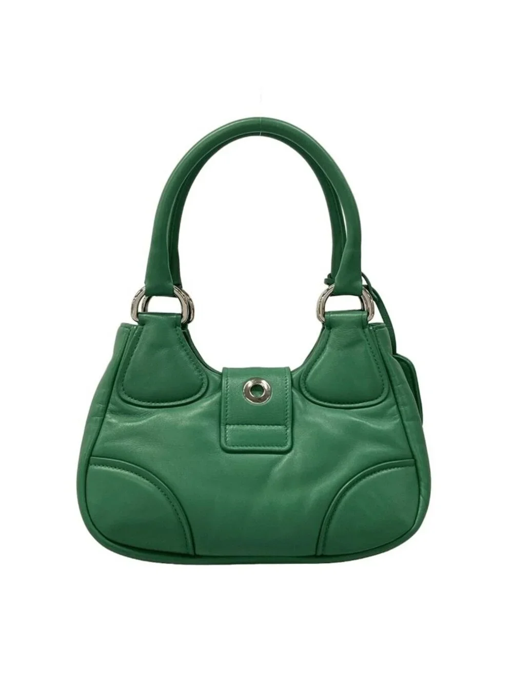 Prada Handbag Green Re Edition Leather - Picture 3 of 15